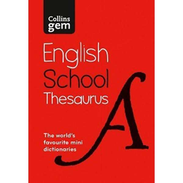  Collins Gem English School Thesaurus 6th Edition