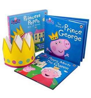  Princess Peppa Pig: x2 HB Slipcase with Crown