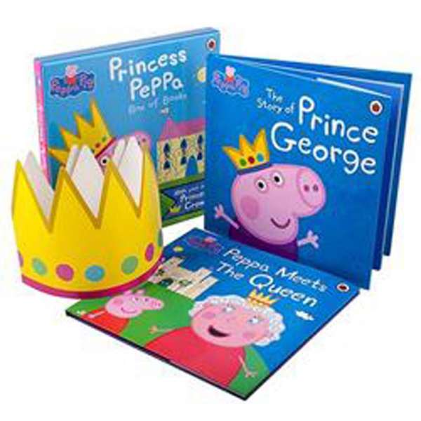  Princess Peppa Pig: x2 HB Slipcase with Crown