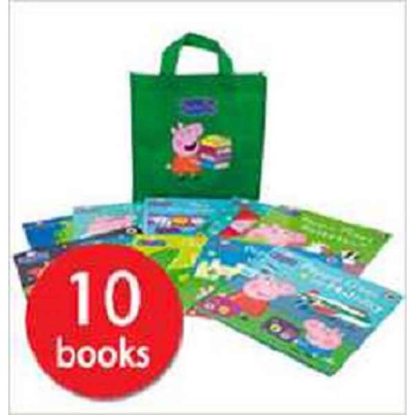  Peppa Pig: Storybook Bag X 10 green