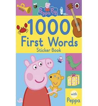  Peppa Pig: 1000 First Words. Sticker Book