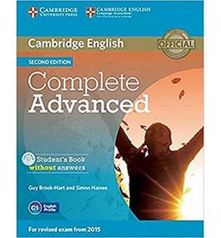  Complete Advanced Second edition Student's Book without answers with CD-ROM