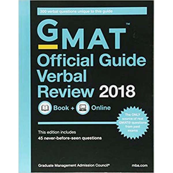 GMAT Official Guide 2018 Verbal Review: Book + Online
