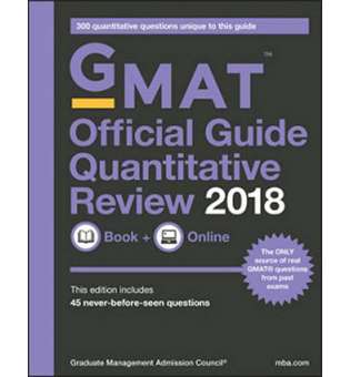  GMAT Official Guide 2018 Quantitative Review: Book + Online