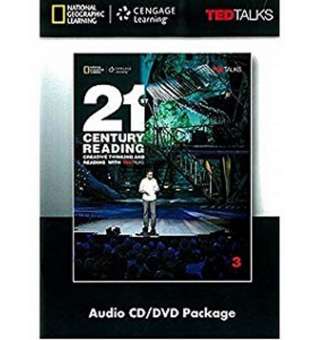  TED Talks: 21st Century Creative Thinking and Reading 3 Audio CD/DVD Package 