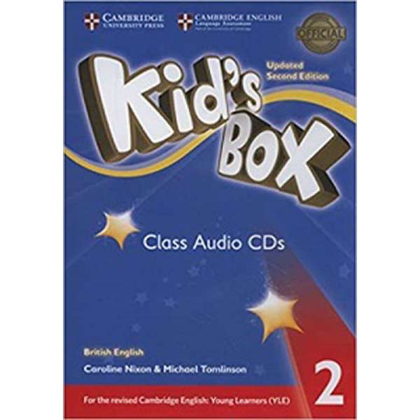  Kid's Box Updated 2nd Edition 2 Class Audio CDs (4)