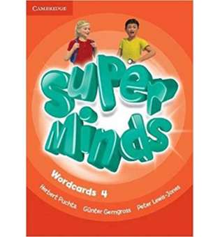  Super Minds 4 Wordcards (Pack of 89)
