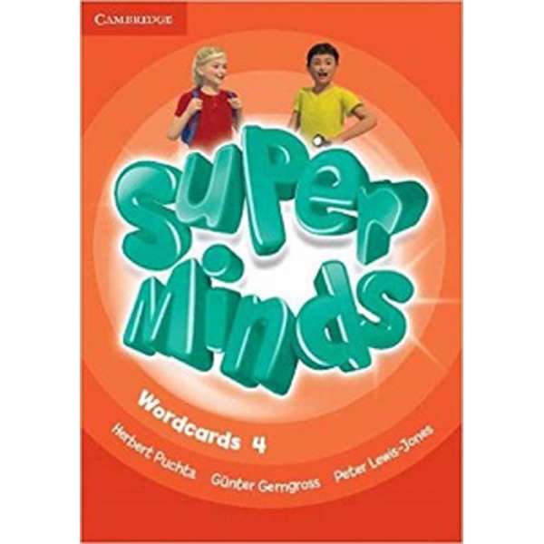  Super Minds 4 Wordcards (Pack of 89)