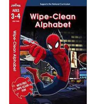  Spider-Man: Wipe-Clean Alphabet Ages 3-4