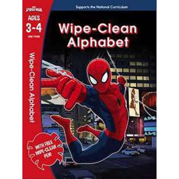  Spider-Man: Wipe-Clean Alphabet Ages 3-4