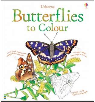  Colouring Book: Butterflies to Colour