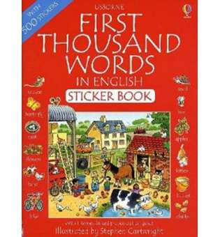  First 1000 Words in English. Sticker Book