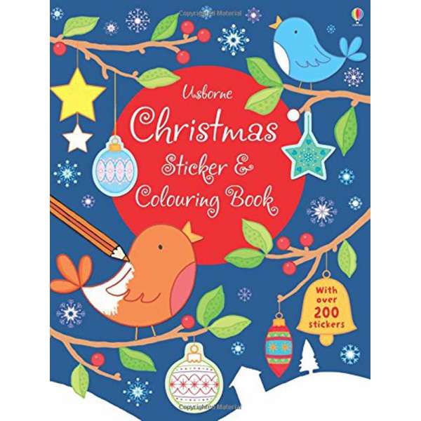  Sticker and Colouring Book: Christmas 