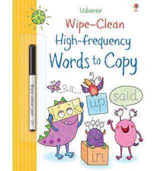  Wipe-Clean: High-Frequency Words to Copy