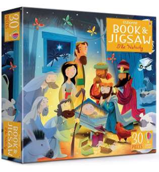  Usborne Book and Jigsaw The Nativity