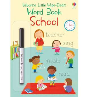  Little Wipe-Clean Word Book: School