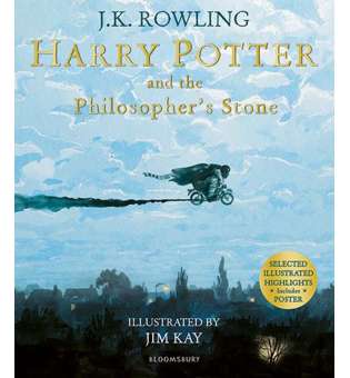  Harry Potter 1 Philosopher's Stone Illustrated Edition [Paperback]