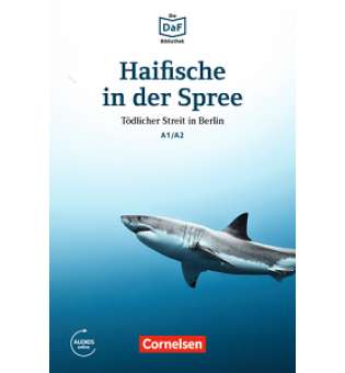  DaF-Krimis: A1/A2 Haifische in der Spree mit MP3-Audios als Download