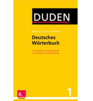  Der kleine Duden - Deutsches Wörterbuch: Das handliche Nachschlagewerk zur deutschen Rechtschreibung