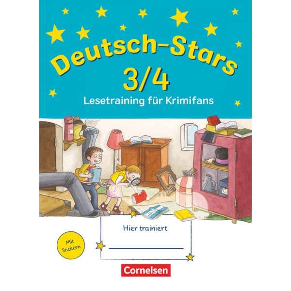  Stars: Deutsch-Stars 3/4 Lesetraining für Krimifans