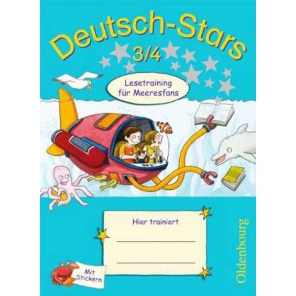  Stars: Deutsch-Stars 3/4 Lesetraining für Meeresfans