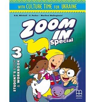 Zoom in 3 SB+WB with CD-ROM with Culture Time for Ukraine