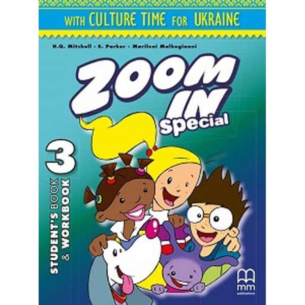 Zoom in 3 SB+WB with CD-ROM with Culture Time for Ukraine