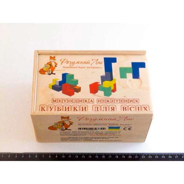 Іграшка за методикою Нікітіних Кубики для всіх