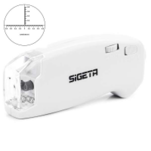 Мікроскоп SIGETA MicroGlass 100x R/T (з шкалою)