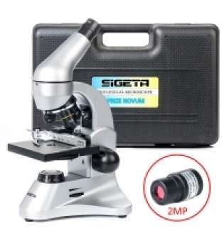 Мікроскоп SIGETA PRIZE NOVUM 20x-1280x с камерой 2Mp (в кейсі)