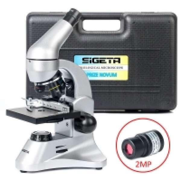 Мікроскоп SIGETA PRIZE NOVUM 20x-1280x с камерой 2Mp (в кейсі)