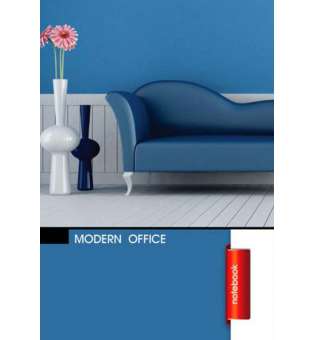 Зошит офісний А4 48 арк. лінія офсет Серія Modern office -dark blue