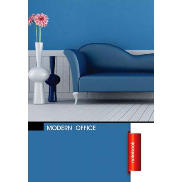 Зошит офісний А4 48 арк. лінія офсет Серія Modern office -dark blue