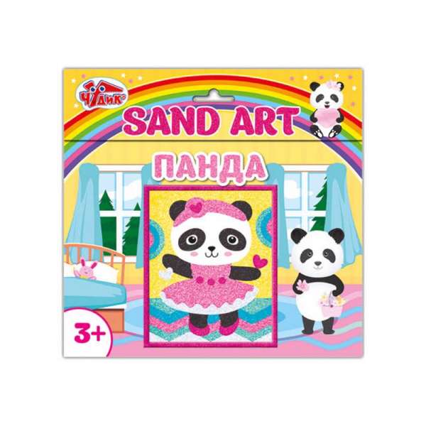 Картинка з піску. Панда