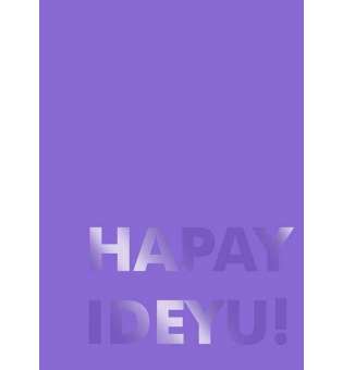 Блокнот крафтові сторінки 110x154 мм Фіолетовий HAPAY IDEYU!