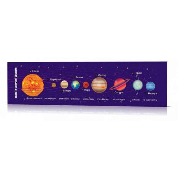 Закладка Комплект 30 шт Сонячна система