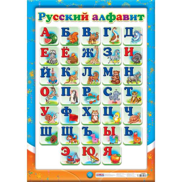 Плакат Російський алфавіт (Р) Плакати в кожний кабінет