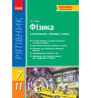 СП Фізика у визначеннях таблицях і схемах 7-11 кл. Рятівник 2.0