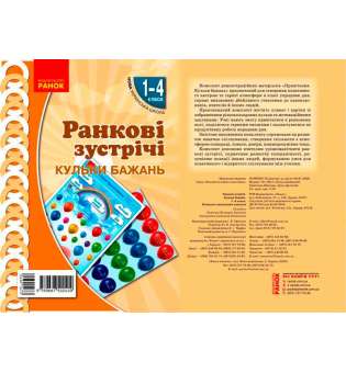 НУШ Ранкові зустрічі. Плакат. Привітання Кульки бажань 1-4 кл.