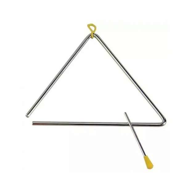 Металевий музичний трикутник 15см, 6 дюймів