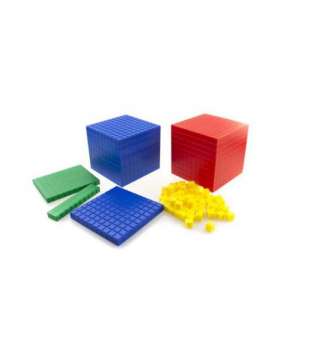 Математичний куб пластик (Набір Одиниці об'єму)