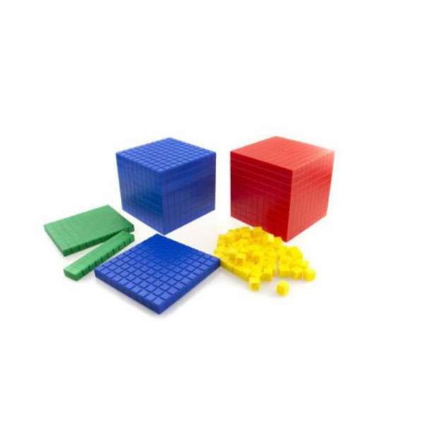 Математичний куб пластик (Набір Одиниці об'єму)