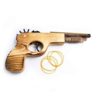 Дитячий дерев'яний пістолет