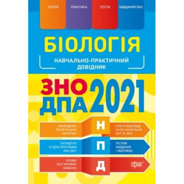 Біологія ЗНО, ДПА 2021