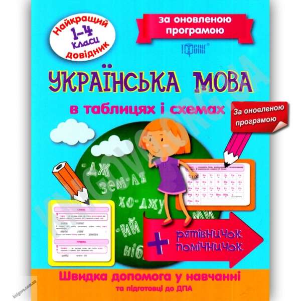 Українська мова в таблицях і схемах. 1-4 класи