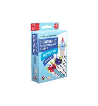 Набір для ліплення з полімерної глини "Закладка: Монстри"