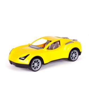Машинка пластикова "Спорткар" (жовта)