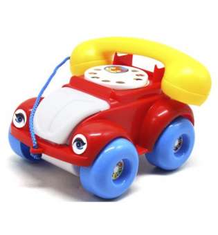 Каталка-машинка Телефон (червона)