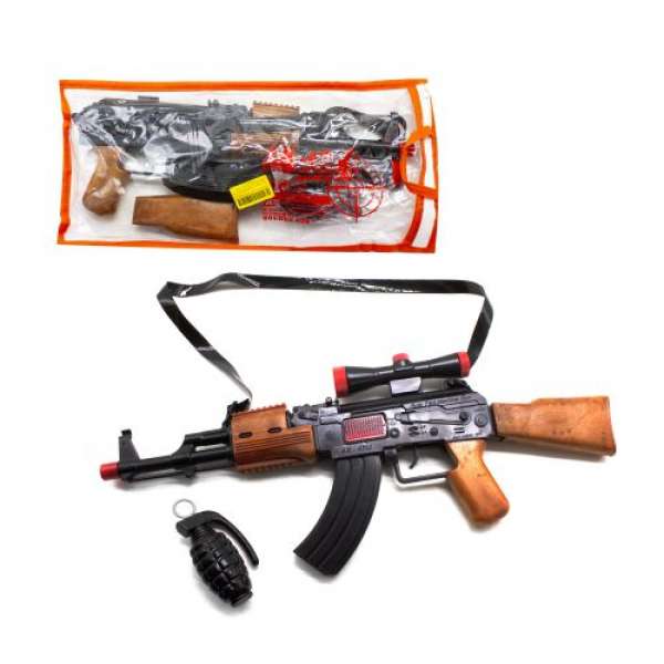 Автомат-трещетка AK-47 з гранатою