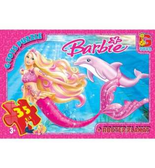 Пазли "Barbie: русалочка", 35 ел